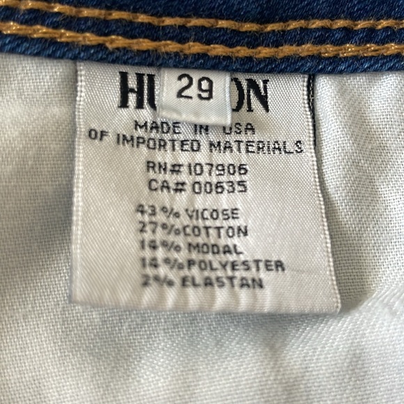 Hudson Collin Midrise Skinny Jean size 29 - Picture 6 of 7